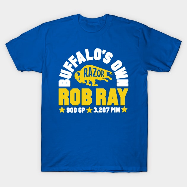 Razor Blue & Gold T-Shirt by Carl Cordes